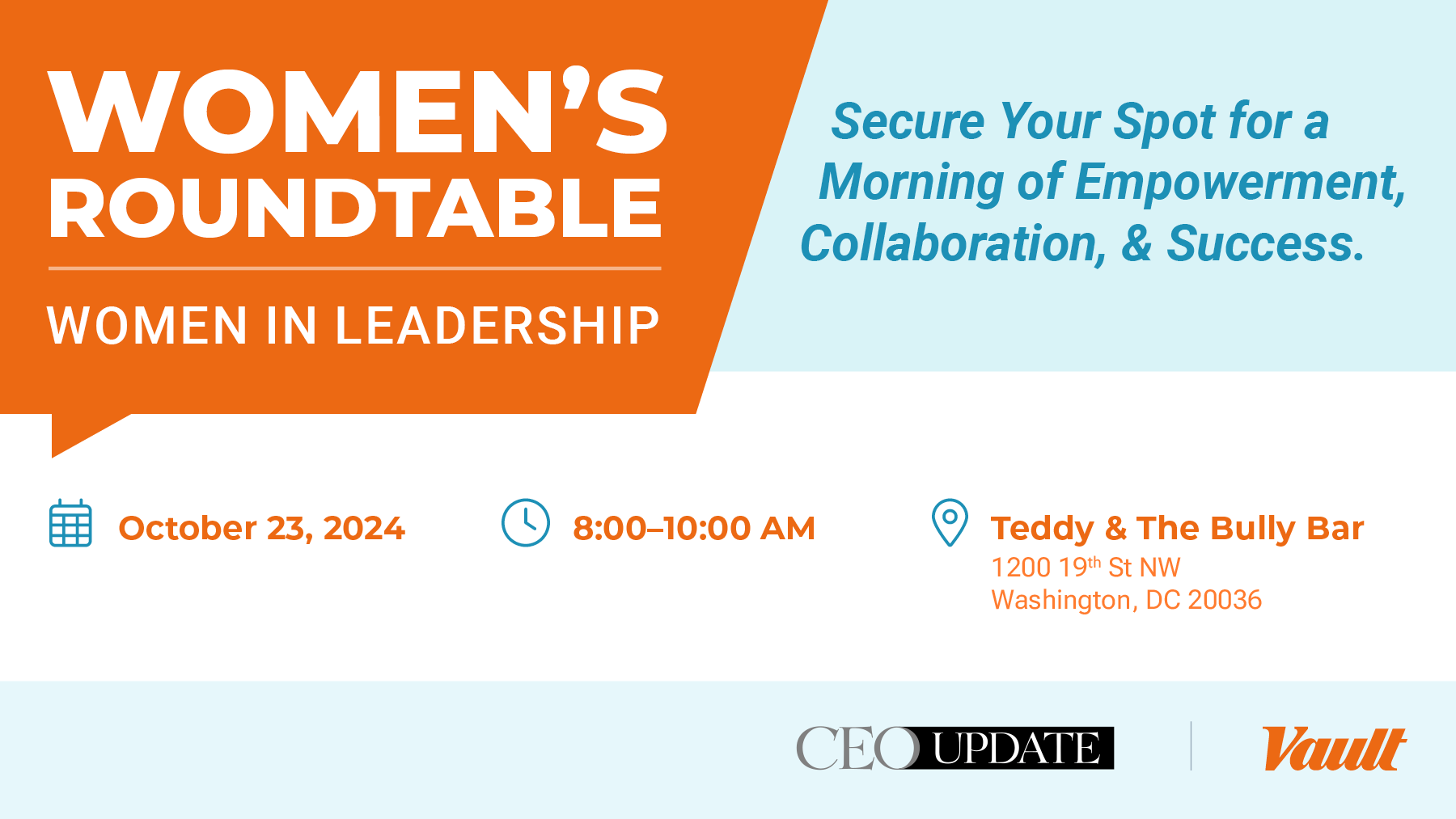 Elevate Your Leadership: CEO Update Women’s Roundtable